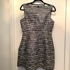 Zara black white and sparkle cocktail dress!